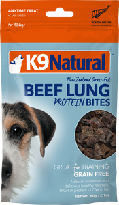 K9 Natural Air Dried Protein Bites - Beef Lung