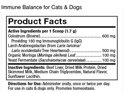 Dr Mercola Immune Balance for Cats & Dogs