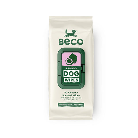Beco Bamboo Dog Wipes | Coconut Scented