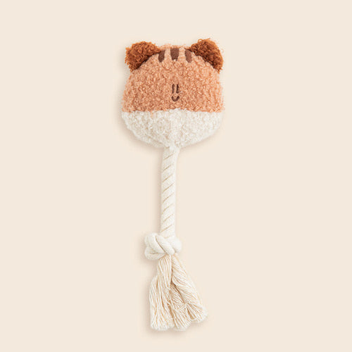 Bite Me Toy | BonBon Green Furry Friends Rope Tug Toy