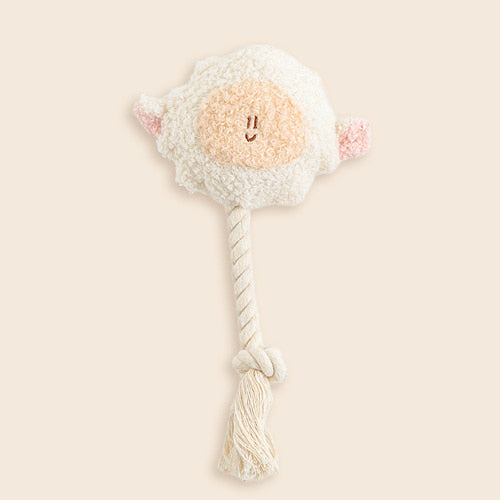 Bite Me Toy | BonBon Green Furry Friends Rope Tug Toy