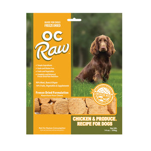 OC Raw Freeze Dried Raw Chicken & Produce Sliders