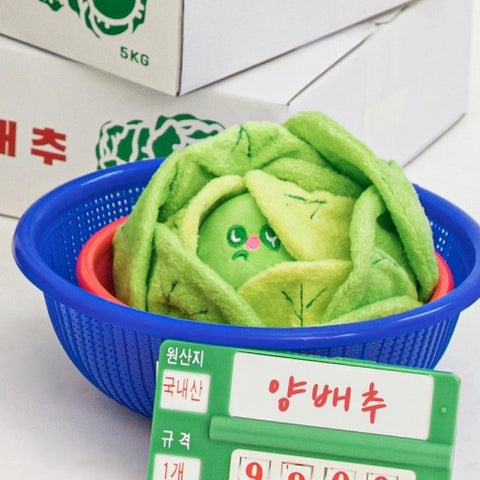 Bite Me Cabbage Nosework Squeaker Toy
