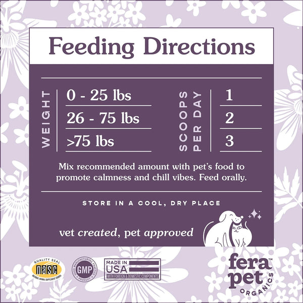 Fera Pet Organics Calming Support for Dogs & Cats