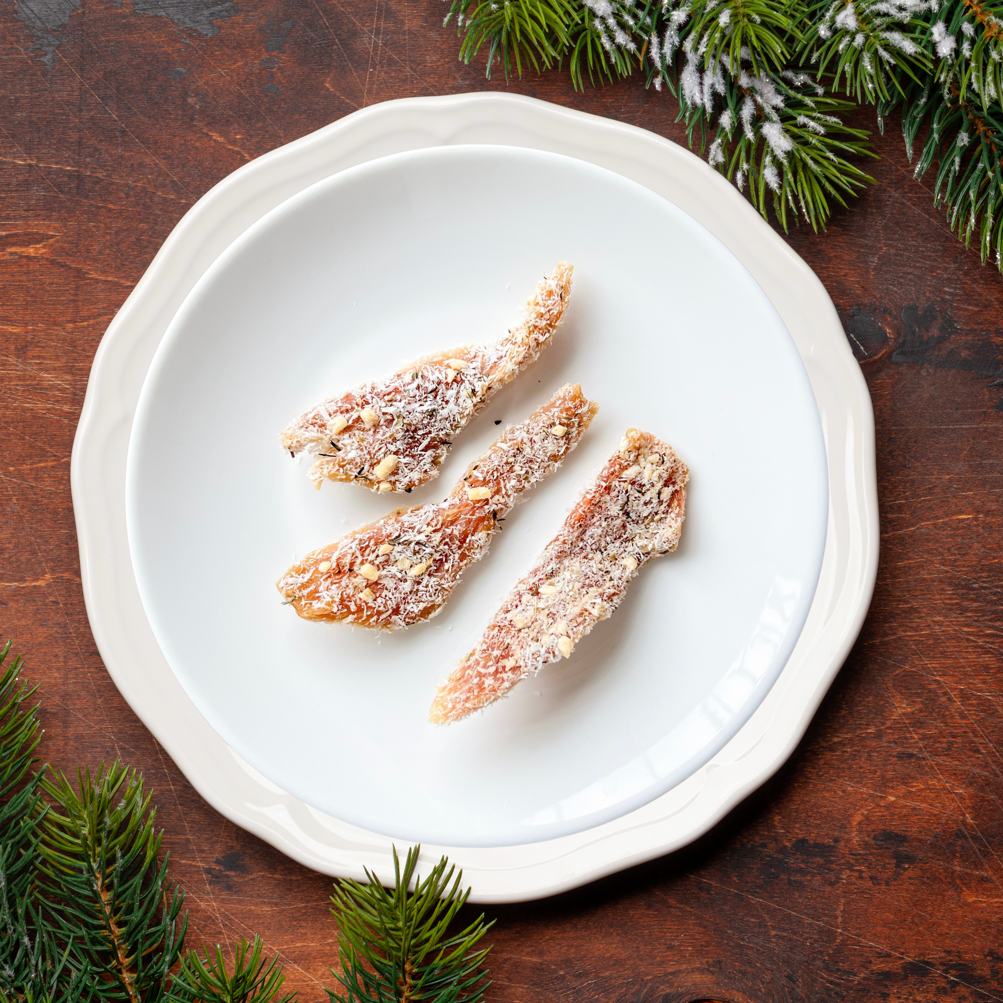 Gentle Pet Foods Christmas Special - Dehydrated Pork Cordon Bleu Jerky