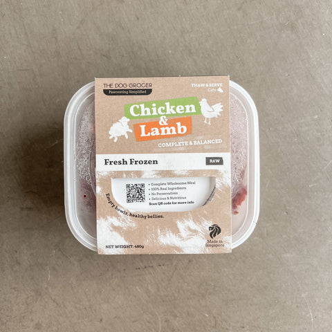 The Dog Grocer Frozen Raw NRC Cat Food  - Chicken & Lamb
