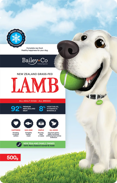 Bailey+Co Freeze Dried Diet for Dogs - Lamb