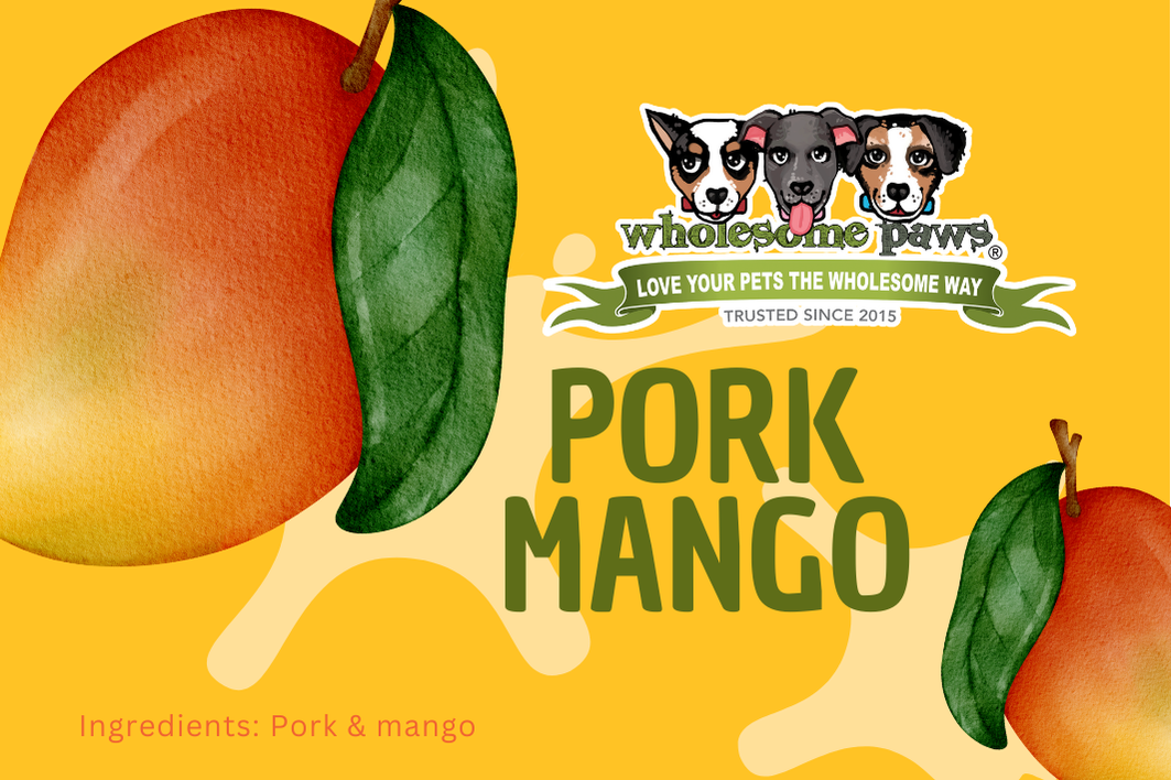 Wholesome Paws Dehydrated Treats - Pork Mango