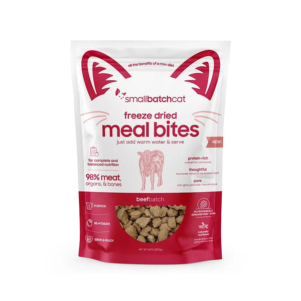 Smallbatch Freeze Dried Beef Bites for Cats