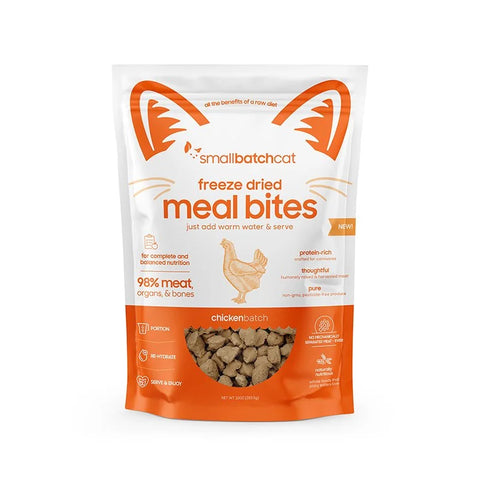Smallbatch Freeze Dried Chicken Bites for Cats
