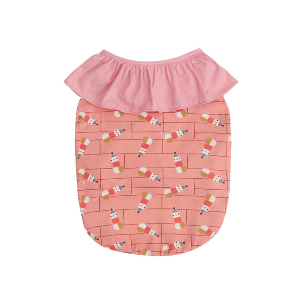 Ohpopdog Snowman Wonders Ruffles Dress Top