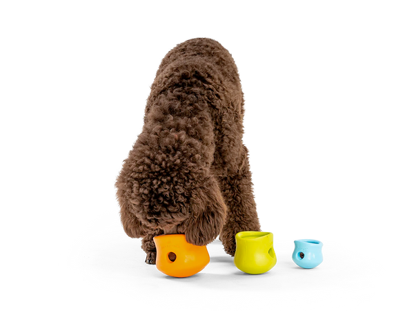 West Paw Interactive Puzzle Dog Toy - Zogoflex Toppl