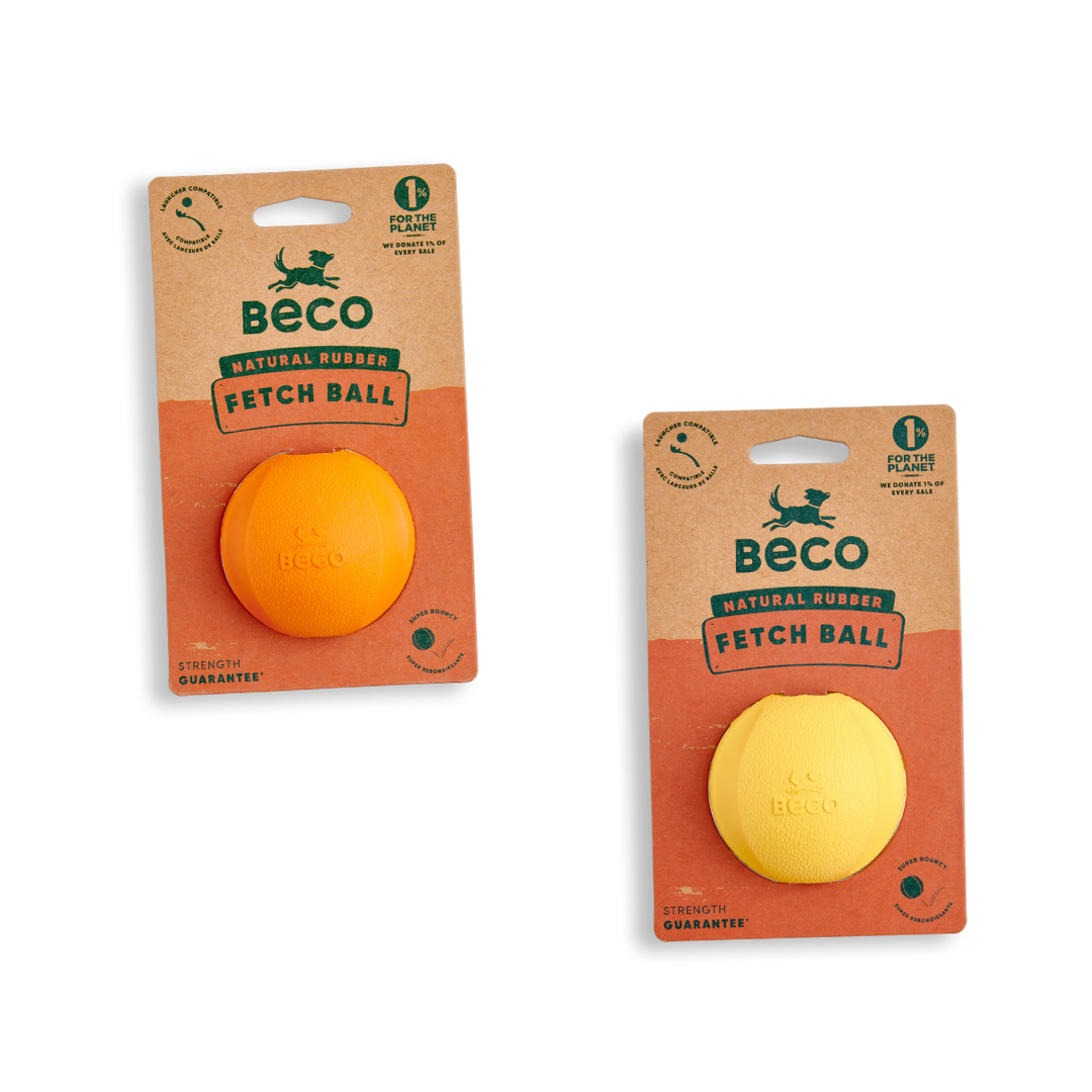 Beco Natural Rubber Fetch Ball Toy