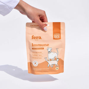 Fera Pet Organics Immune Goat Milk Topper For Dogs And Cats