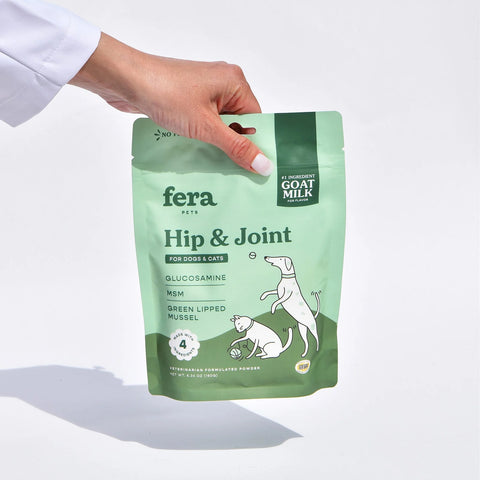 Fera Pet Organics Hip & Joint Goat Milk Topper For Dogs And Cats