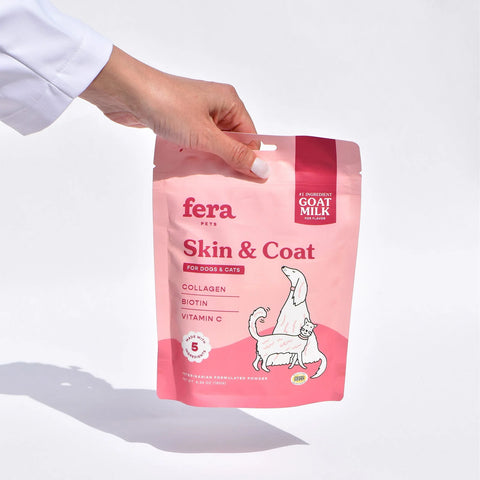 Fera Pet Organics Skin & Coat Goat Milk Topper For Dogs And Cats