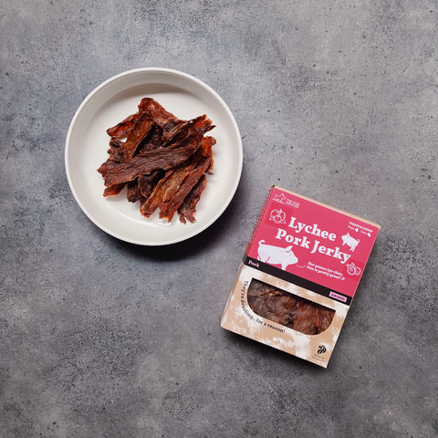 The Dog Grocer Treats - Air Dried Lychee Pork
