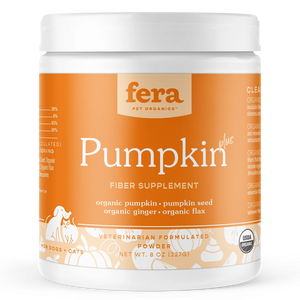 Fera Pet Organics Pumpkin Plus Fiber Support For Dogs And Cats