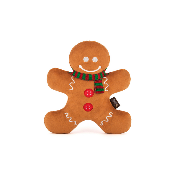 P.L.A.Y. Holiday Classic Gingerbread Man Dog Toy