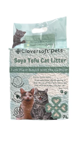 Cloversoft Pets Soya Tofu Cat Litter 7L