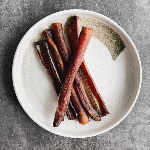 The Dog Grocer Treats - Air Dried Grass Fed Bull Pizzle (Standard)