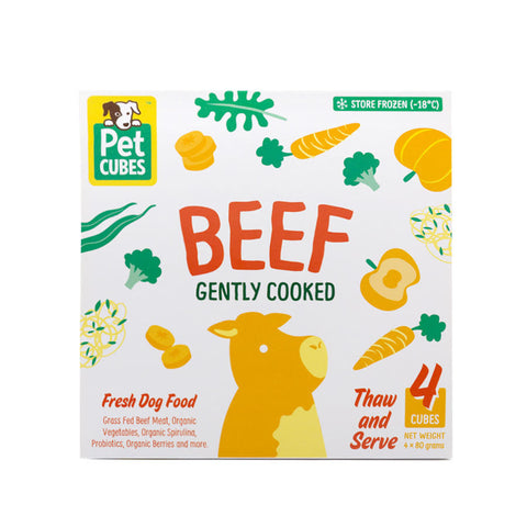 PetCubes Gently Cooked Dog Food - Beef