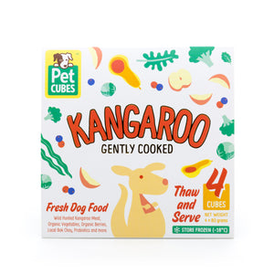 PetCubes Gently Cooked Dog Food - Kangaroo