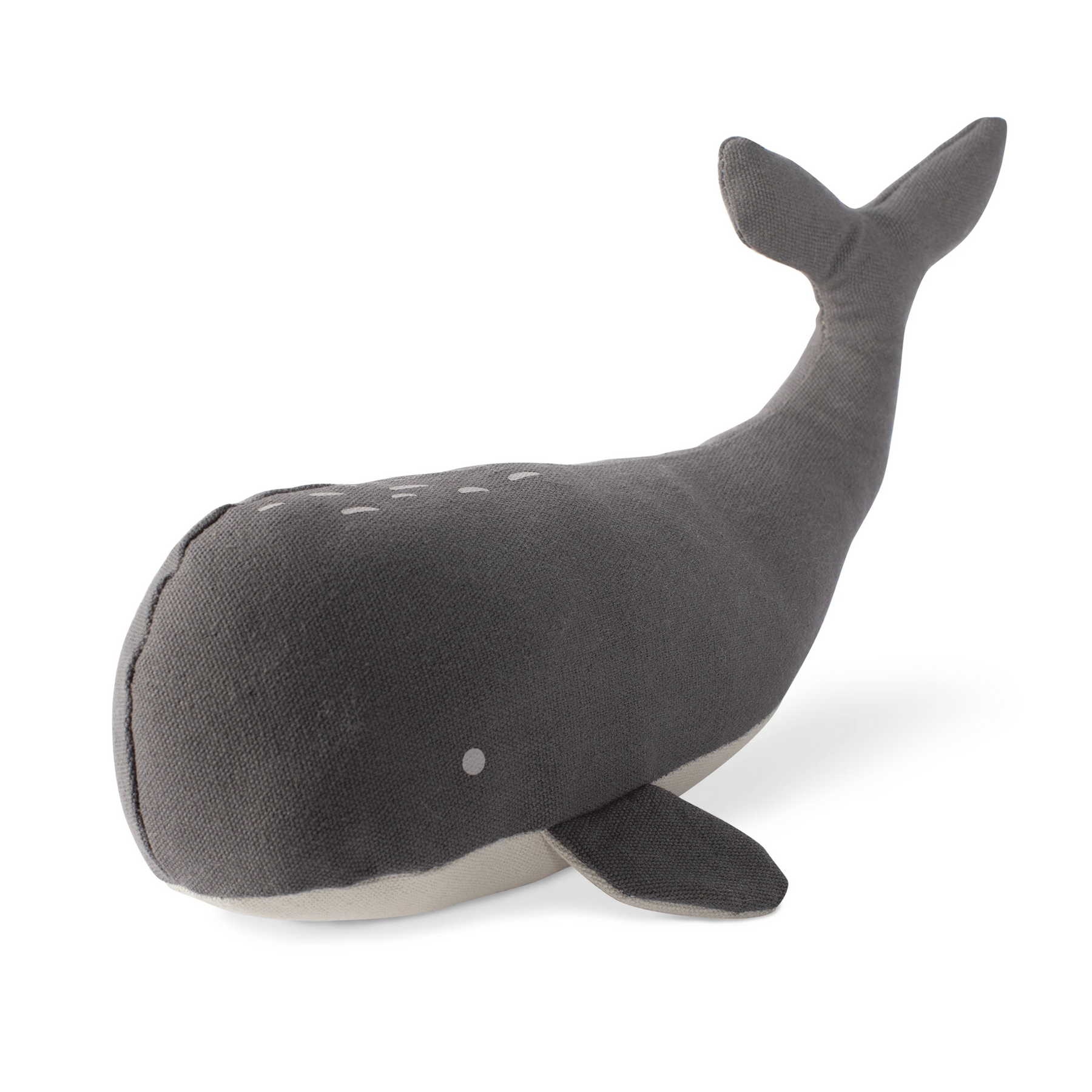 Fringe Studio Canvas Dog Squeaker Toy - Whale