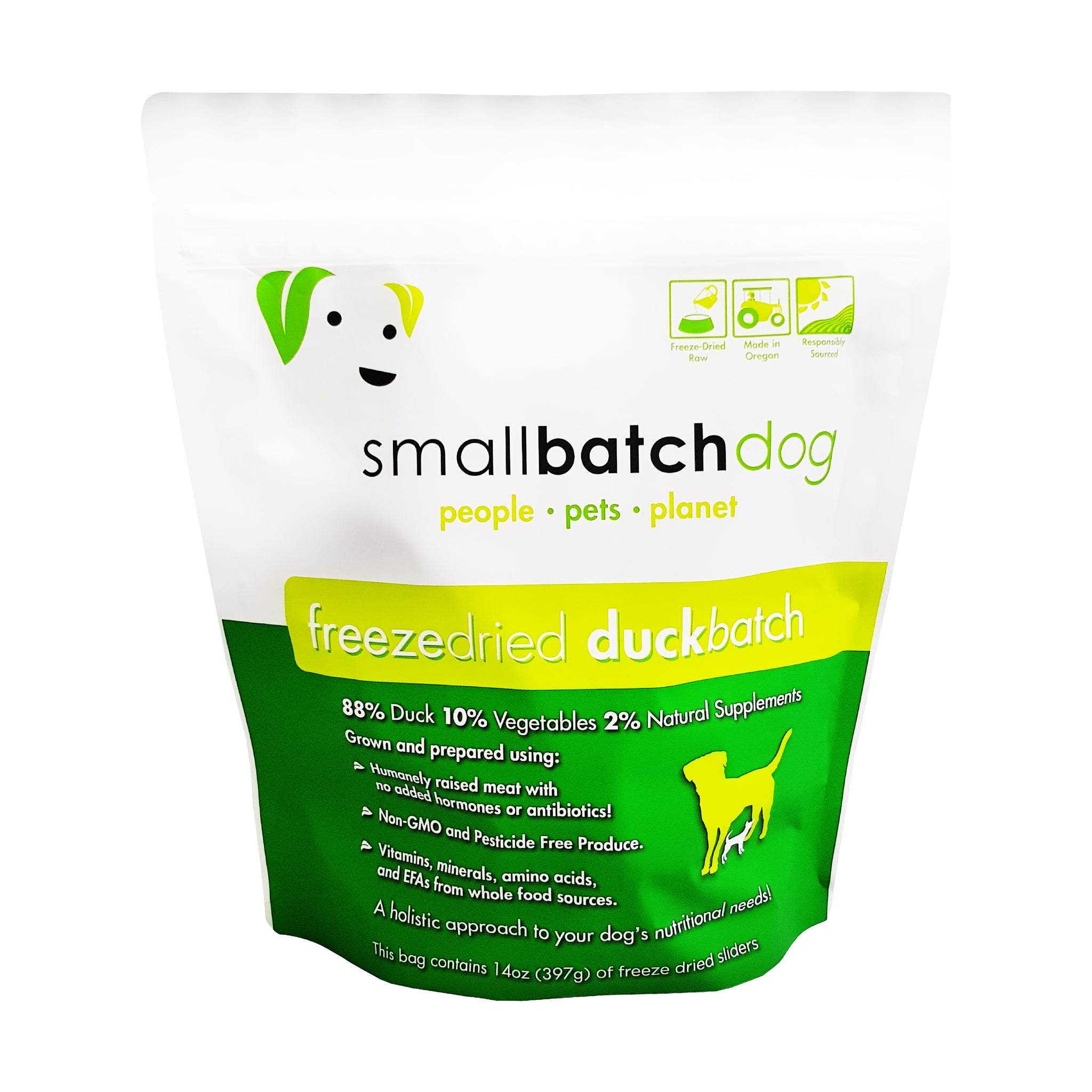 Smallbatch Freeze Dried Duck Sliders for Dogs