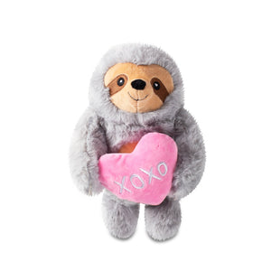 Fringe Studio Dog Squeaker Toy - Hugs & Kisses Sloth
