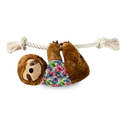 Fringe Studio Dog Squeaker Toy - Summer Sloth (Large)