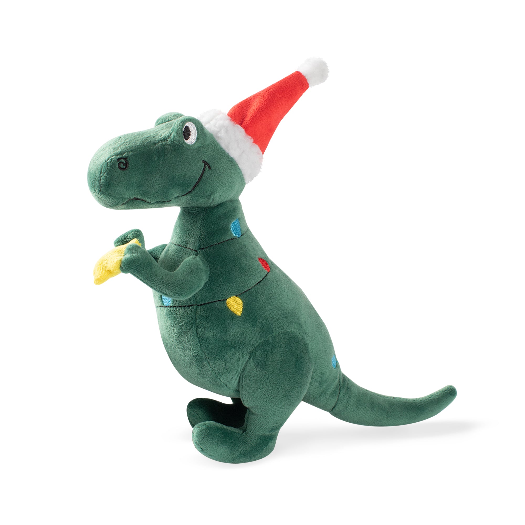 Fringe Studio Dog Squeaker Toy - Holiday Tree Rex