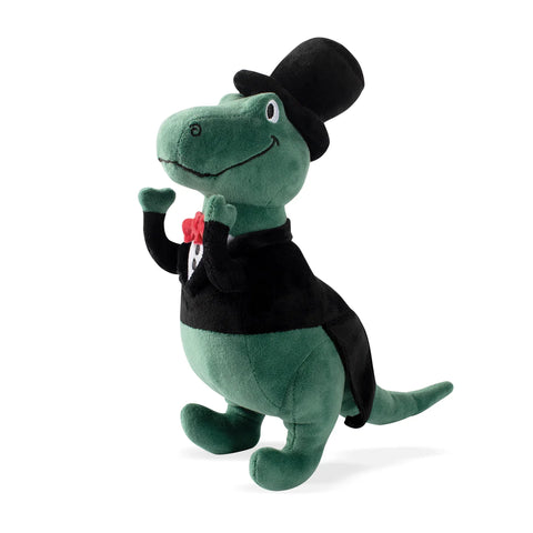 Fringe Studio Dog Squeaker Toy - Smokin' Rex Tux Ready