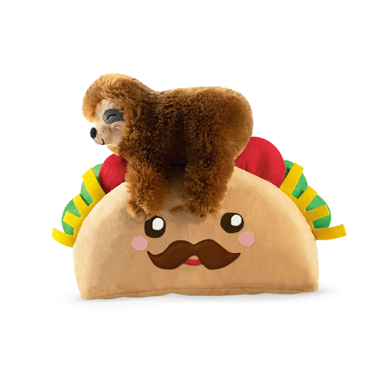 Fringe Studio Dog Squeaker Toy - Taco Sloth