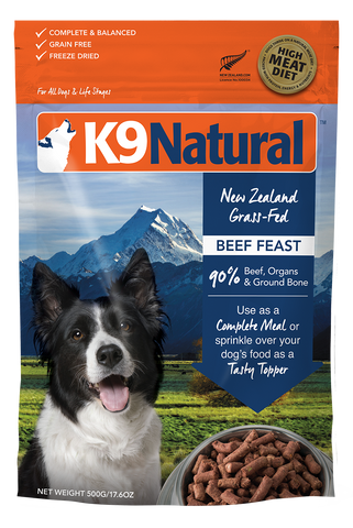 K9 Natural Freeze Dried Beef Feast