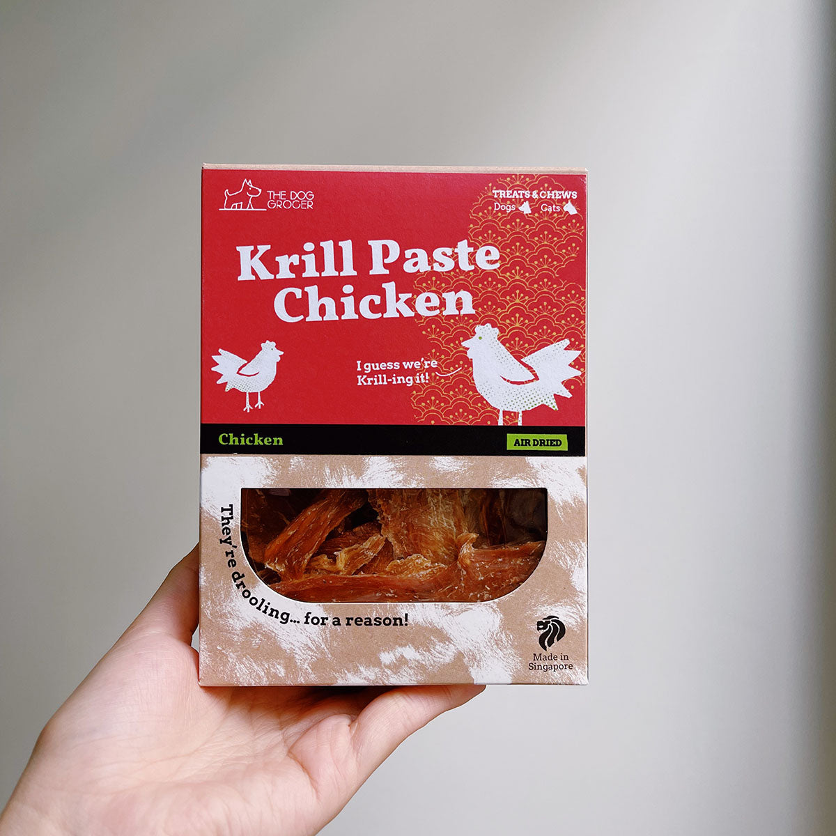 [CNY Special] The Dog Grocer Treats - Air Dried Krill Paste Chicken