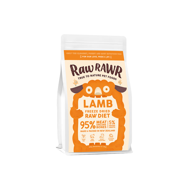 Raw Rawr Freeze Dried Balanced Diet - Lamb