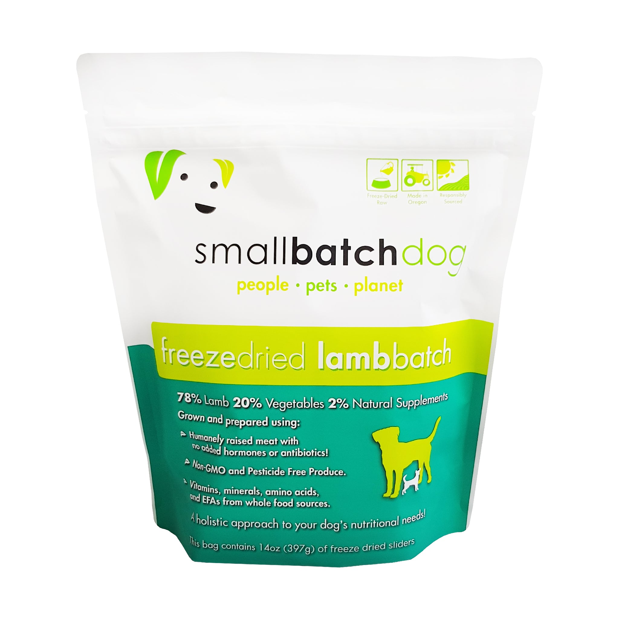 Smallbatch Freeze Dried Lamb Sliders for Dogs