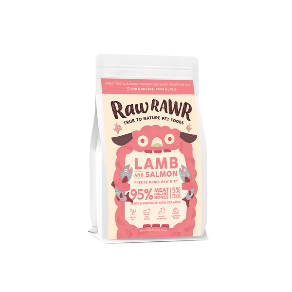 Raw Rawr Freeze Dried Balanced Diet - Salmon & Lamb