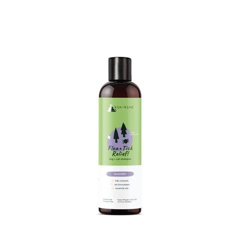Kin+Kind Flea & Tick Relief Natural Shampoo - Lavender