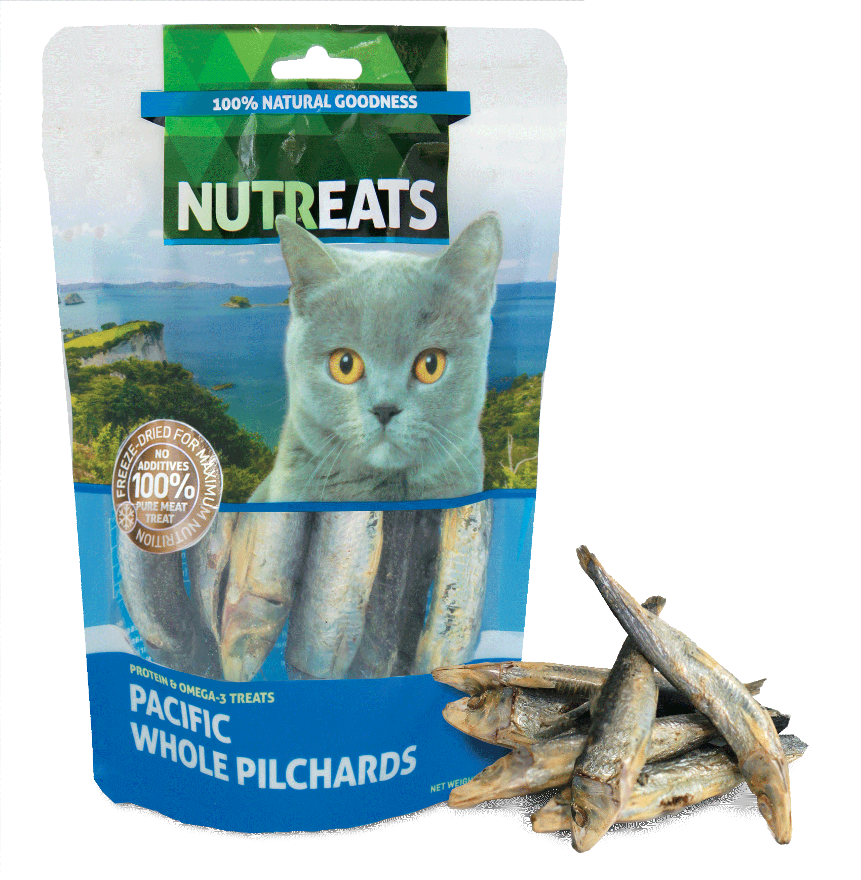 Nutreats Freeze Dried Pilchards for Cats