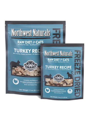 Northwest Naturals Freeze Dried Diet for Cats - Turkey Nibbles