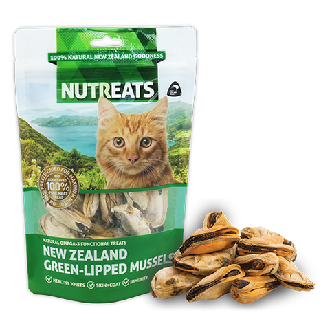 Nutreats Freeze Dried Green-lipped Mussels for Cats