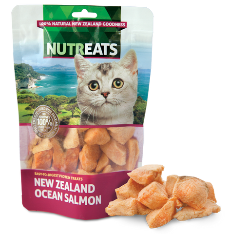 Nutreats Freeze Dried Ocean Salmon for Cats