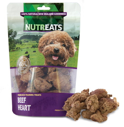 Nutreats Freeze Dried Beef Hearts for Dogs