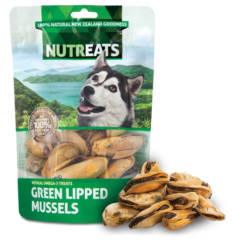 Nutreats Freeze Dried Green-lipped Mussels for Dogs