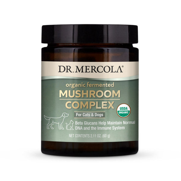 Dr Mercola Organic Fermented Mushroom Complex for Cats & Dogs