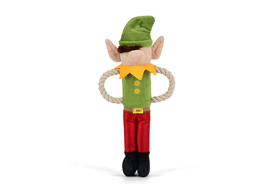 P.L.A.Y. Merry Woofmas Santa's Little Elf-er Dog Toy