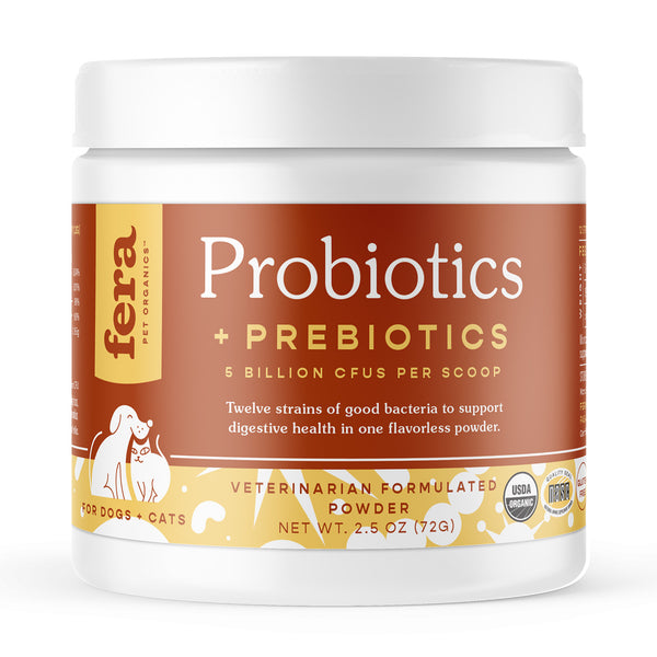 Fera Pet Organics Organic Probiotics with Prebiotics for Dogs & Cats