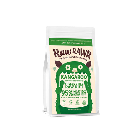 Raw Rawr Freeze Dried Balanced Diet - Kangaroo & Beef